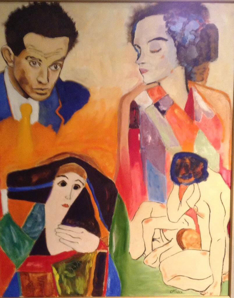 Homage-to-Elon-Schiele-30x24