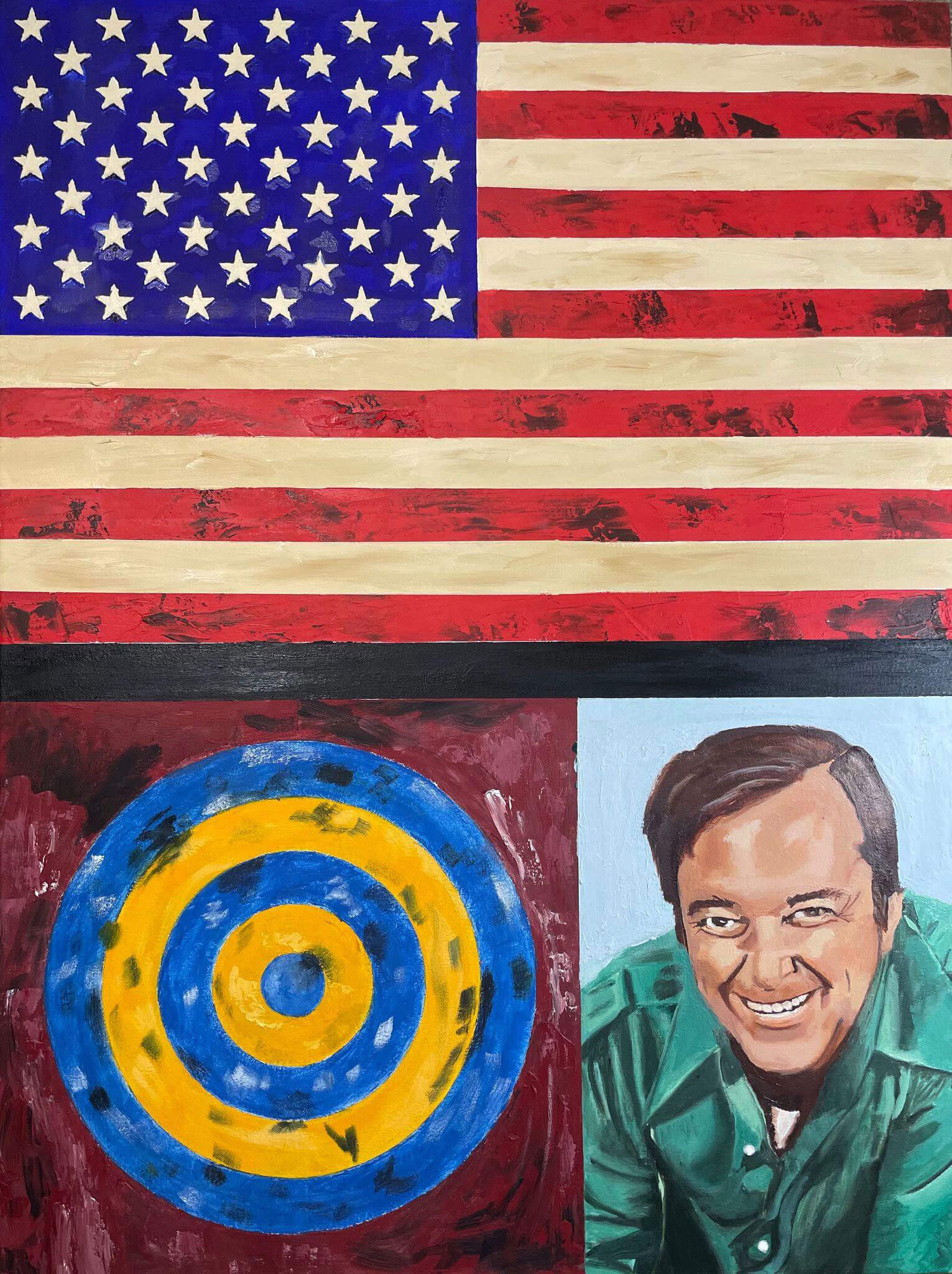 Homage-to-Jasper-Johns-40x30